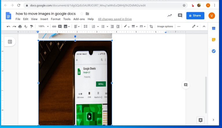 how to resize photo in google docs how to resize photo in google docs