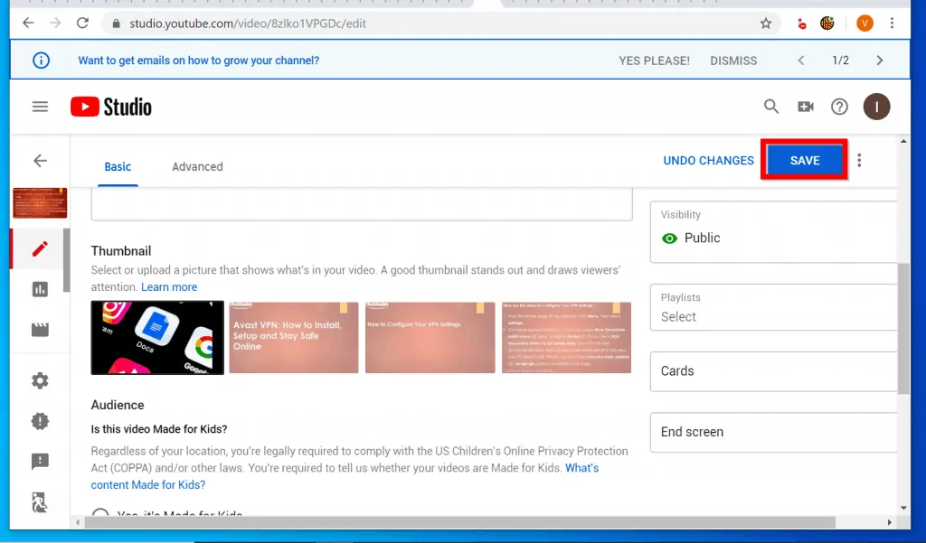 How to Add Thumbnail to YouTube Video for an Existing YouTube