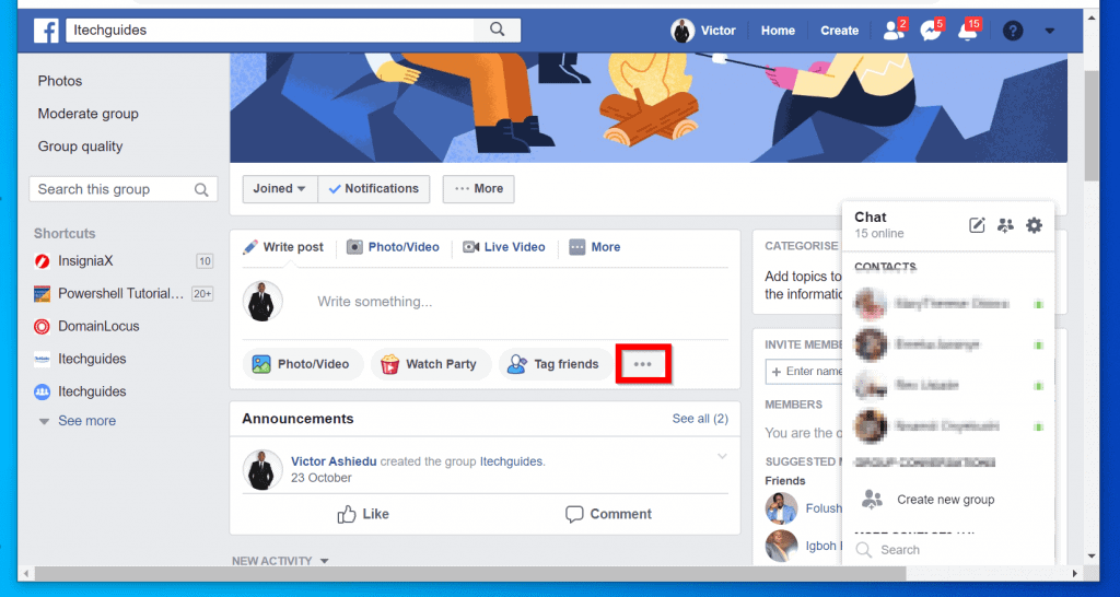 how to create a poll on facebook