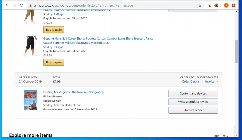 How to hide orders on amazon itechguides
