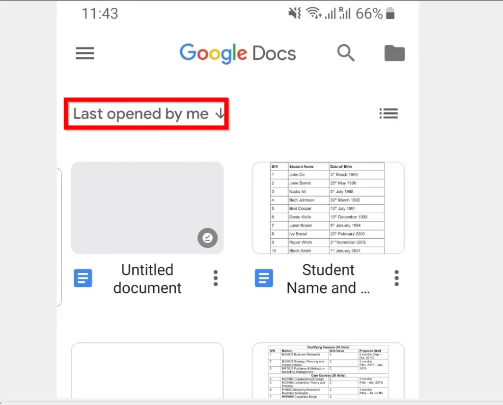 How to find and Replace in Google Docs from Android App