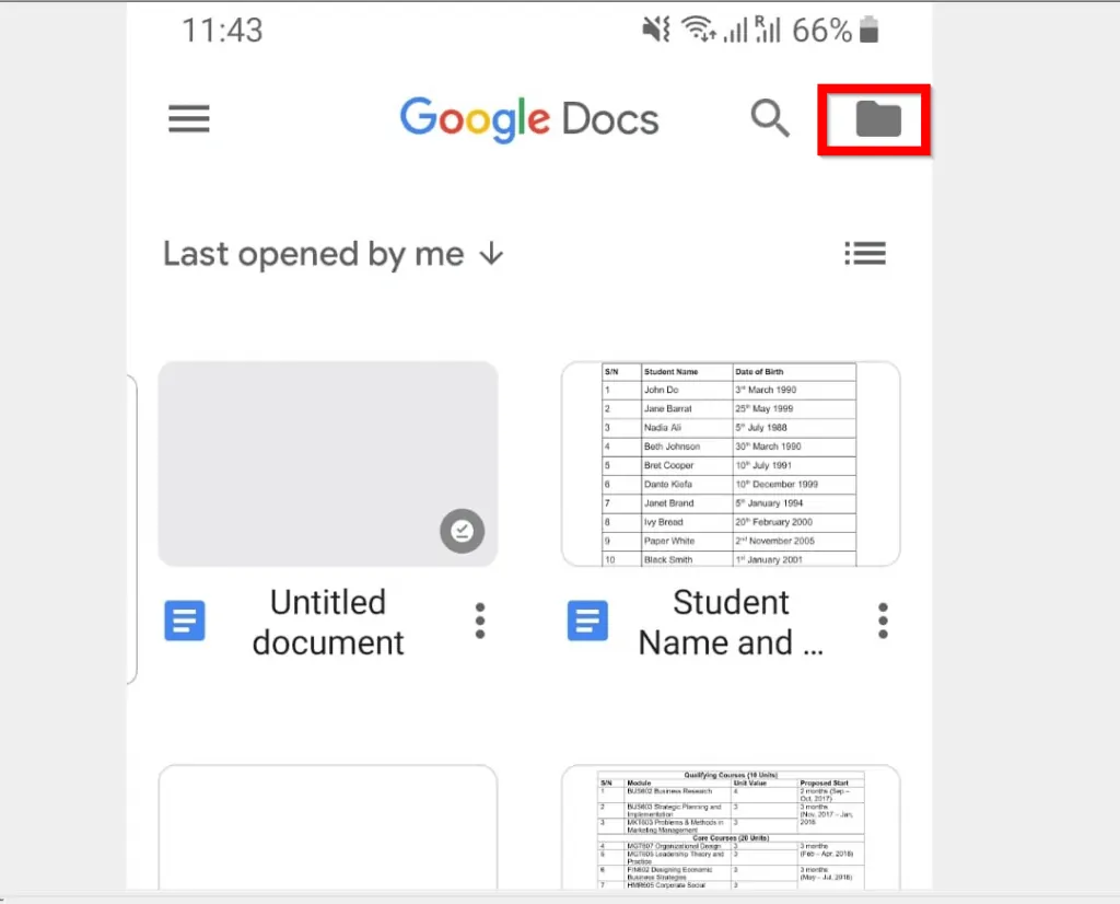 How to find and Replace in Google Docs from Android App
