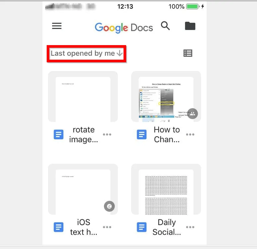How to Change to Landscape in Google Docs (from the iPhone App)