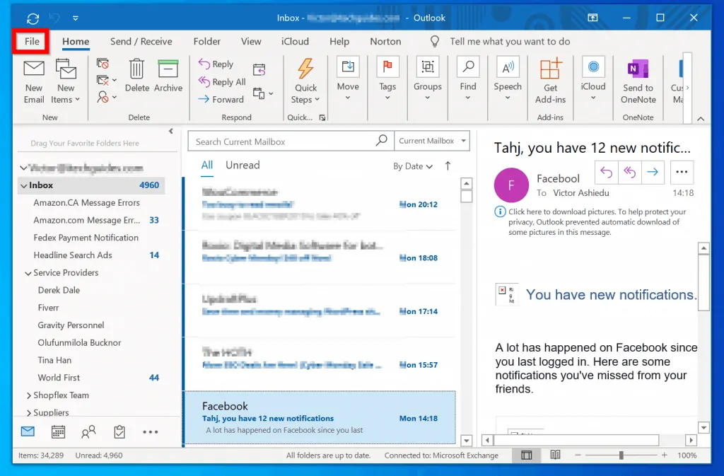 How to Change email Signature in Outlook Client (Windows 10)