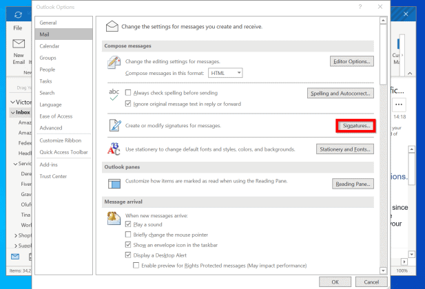 outlook email how to add signature outlook email how to add signature