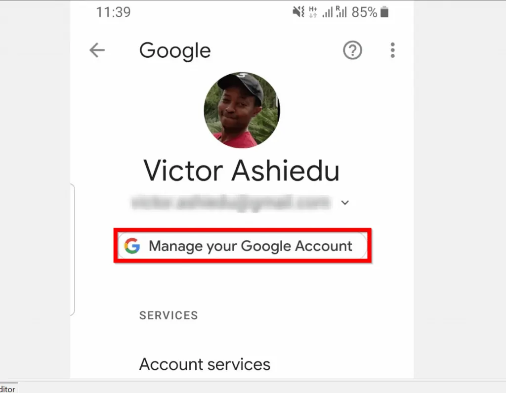How to Remove Google Profile Picture on Android