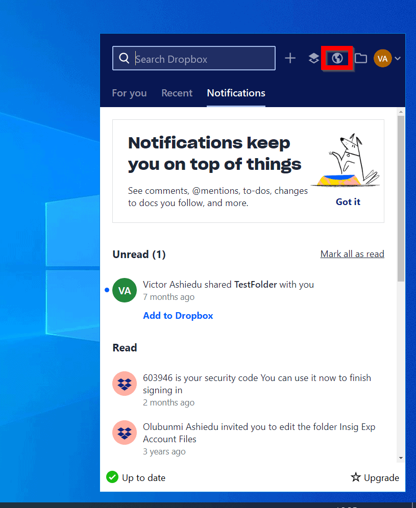 Before You Delete Dropbox Account: Unlink Dropbox your files