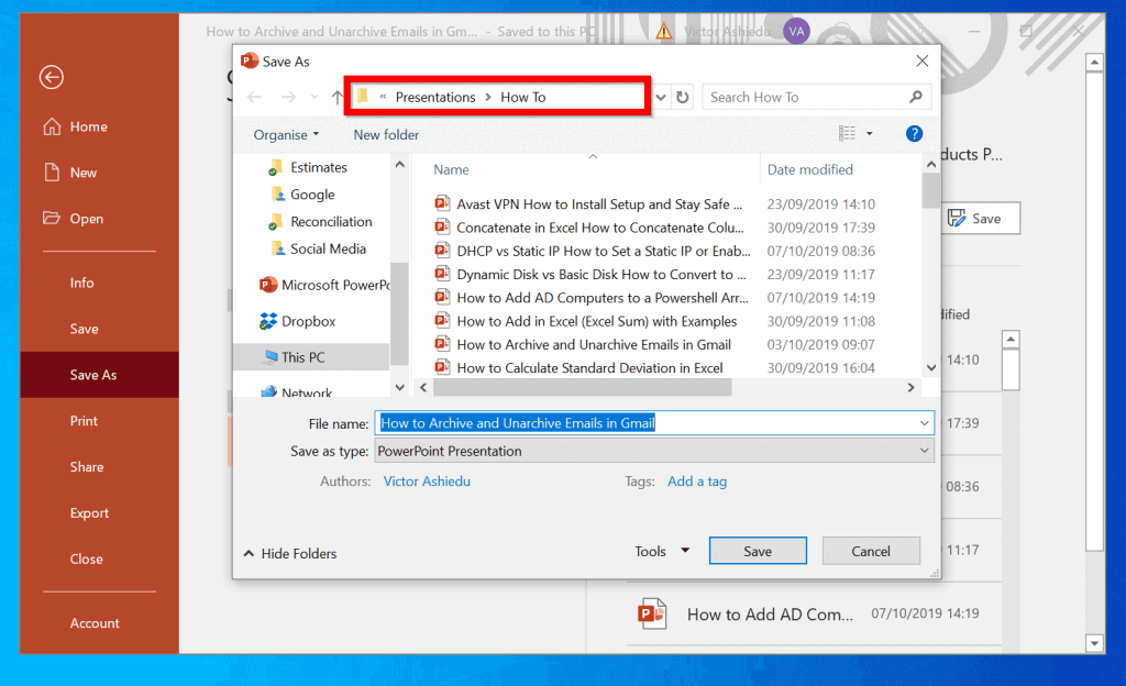 How to Upload a PowerPoint to YouTube - Convert Your PowerPoint to an MP4 Video