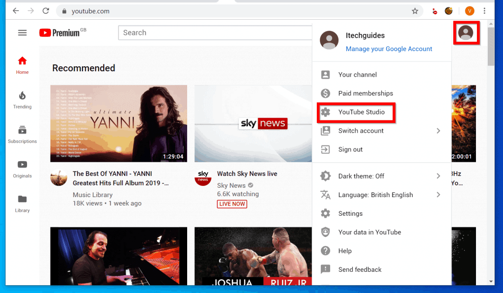 Upload the PowerPoint Video to YouTube