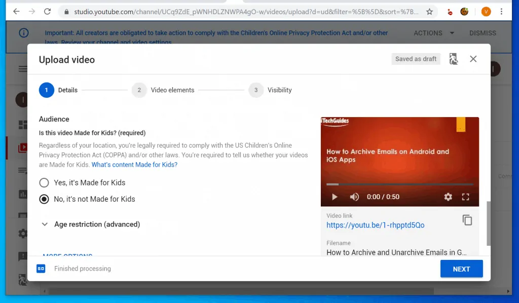 how to upload powerpoint presentation to youtube