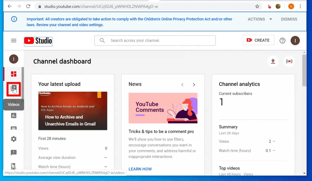 How to Delete a YouTube Video from a PC
