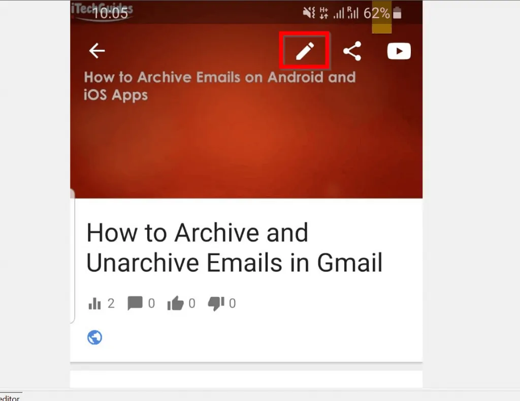 How to Delete a YouTube Video from the YouTube Studio App for Android