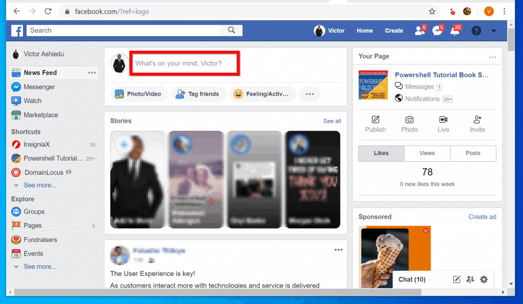 How to Bold Text on Facebook Post from a PC