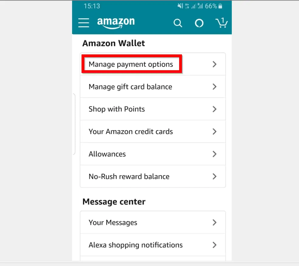 How to Remove Credit Card from Amazon - Itechguides - How To Remove Credit Card From Amazon Account