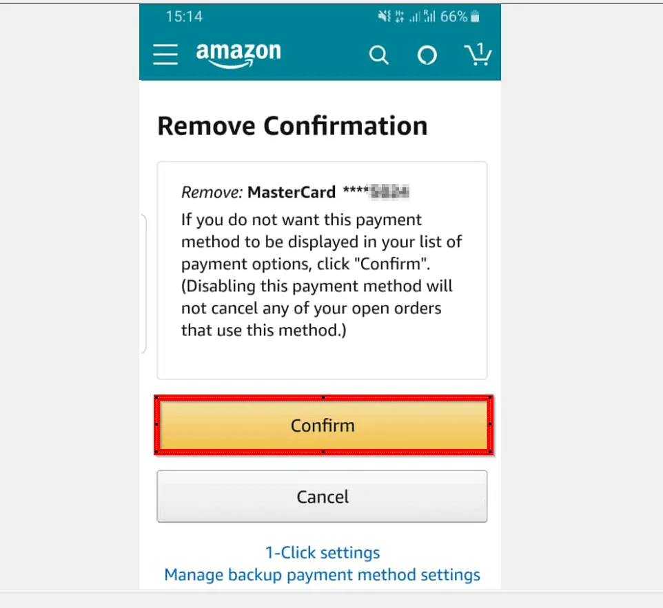 How to Remove Credit Card from Amazon - Itechguides - How To Delete Credit Card From Amazon Account