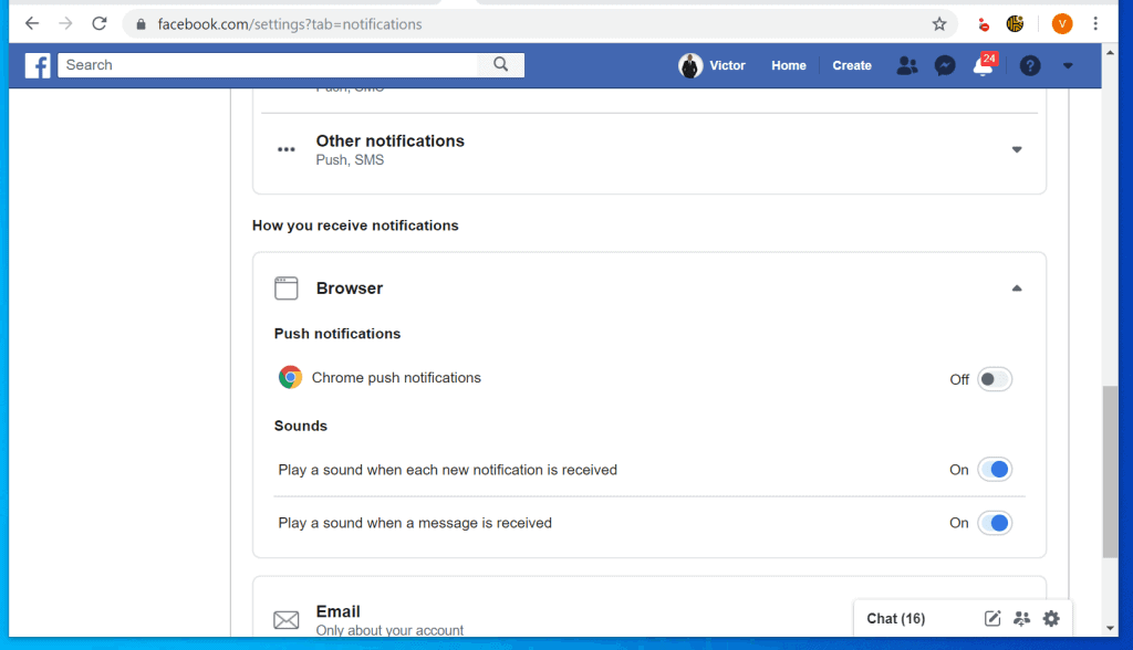 turn off facebook notifier turn off facebook notifier