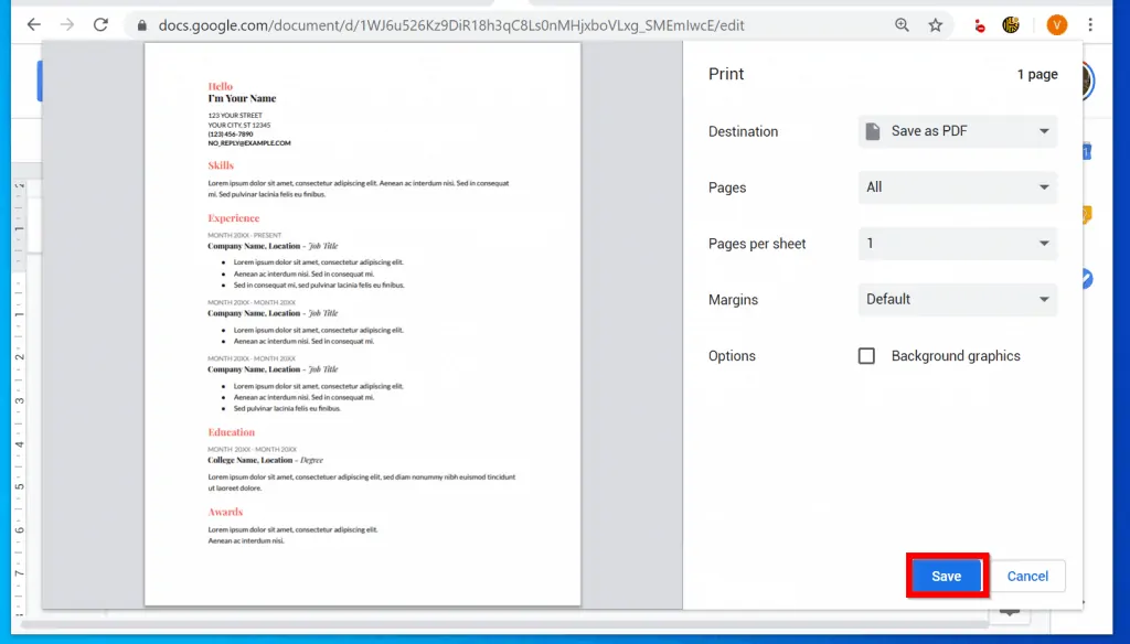 How to Save Google Doc as PDF - Itechguides
