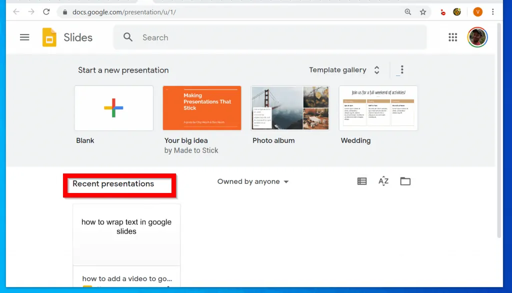 How to Add a Video to Google Slides from a PC (Slides.Google.com)