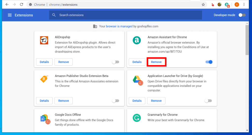 How to Uninstall Amazon Assistant Chrome Extension