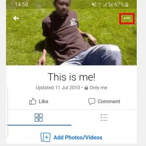 How to Share an Album on Facebook from the Android App