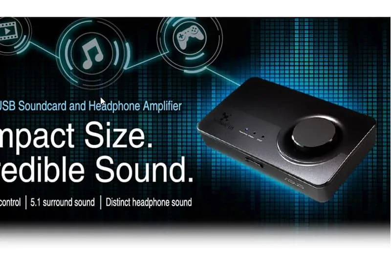 Best Sound Card: ASUS Xonar U5 External Sound Card