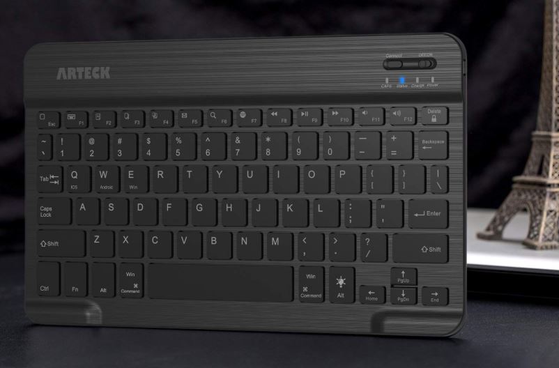 Best Bluetooth Keyboard: Arteck HB030B Universal Slim Portable Wireless Bluetooth