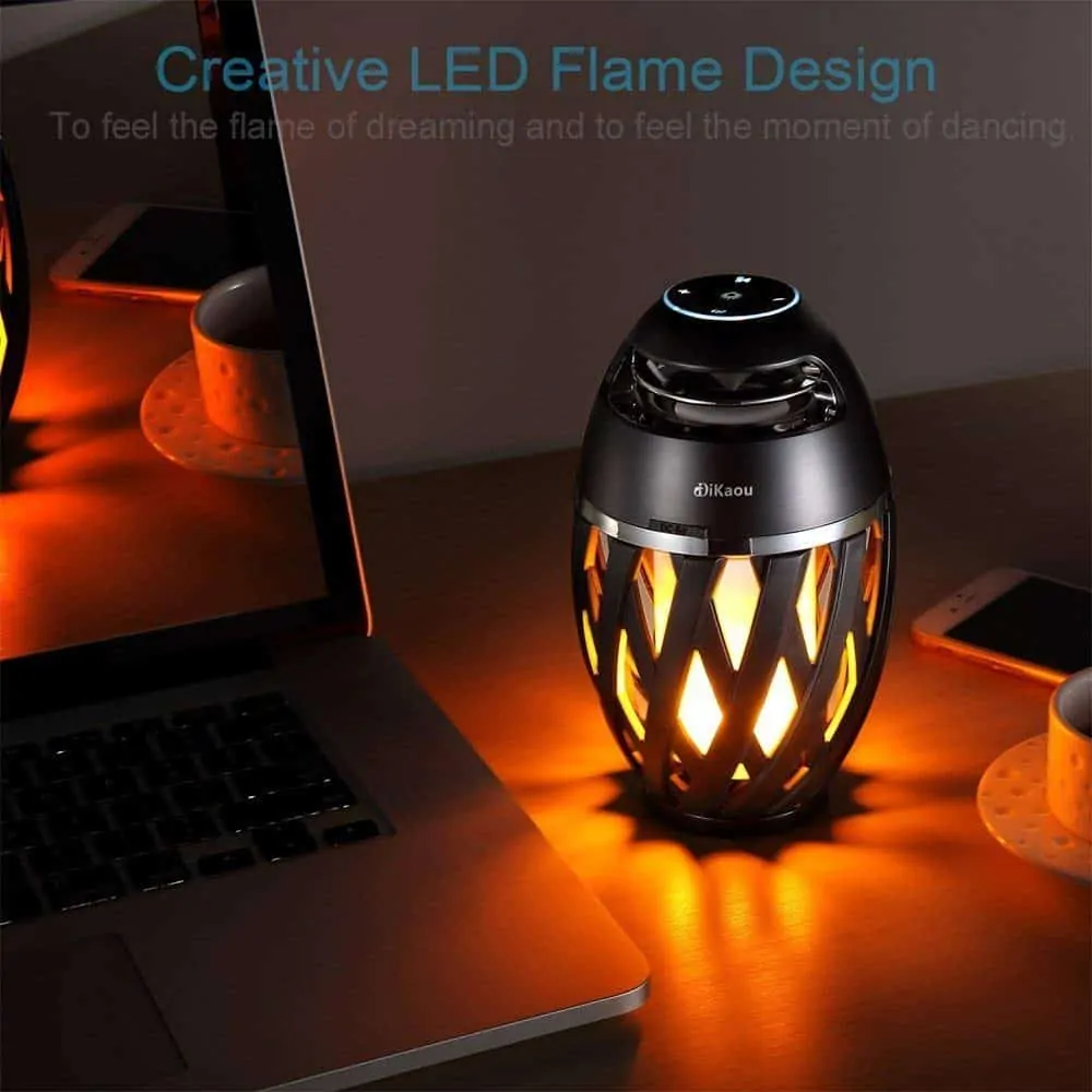 Father's day gift ideas - DIKAOU Led Flame Table Lamp