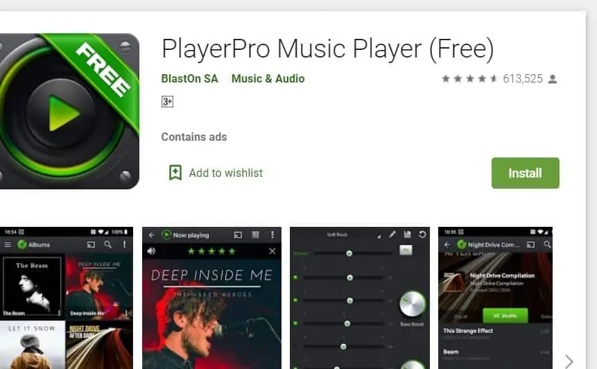 Best Android Music Player: PlayerPro music player