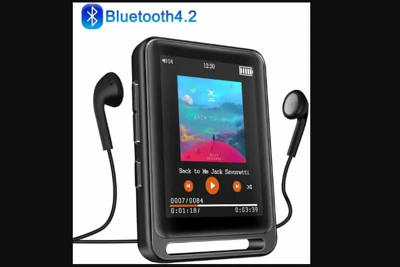 Best Bluetooth Mp3 Player: Searick 16G MP3  Bluetooth player