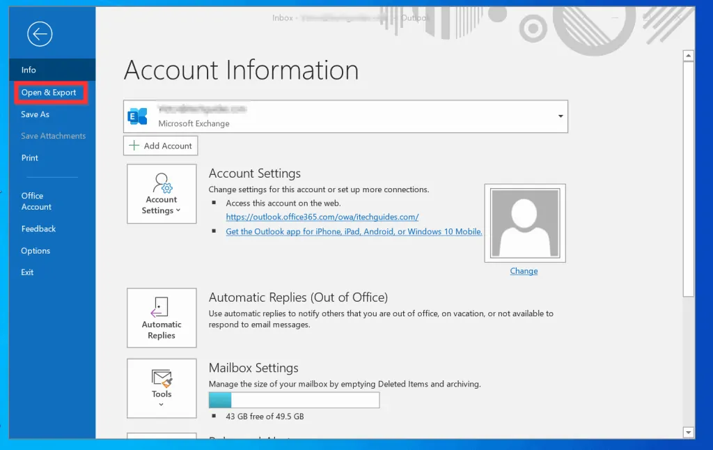 How to Export Contacts from Outlook Client 