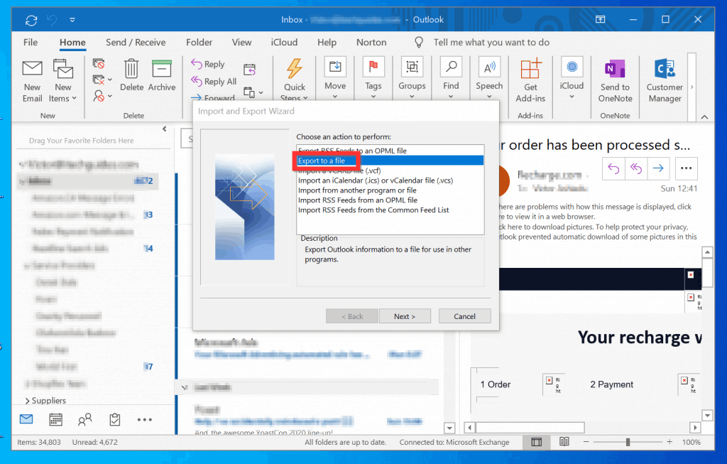 How to Export Contacts from Outlook Client