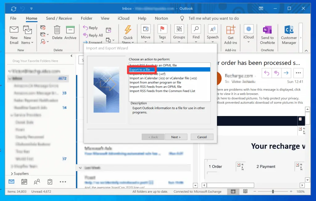 How to Export Contacts from Outlook Client 