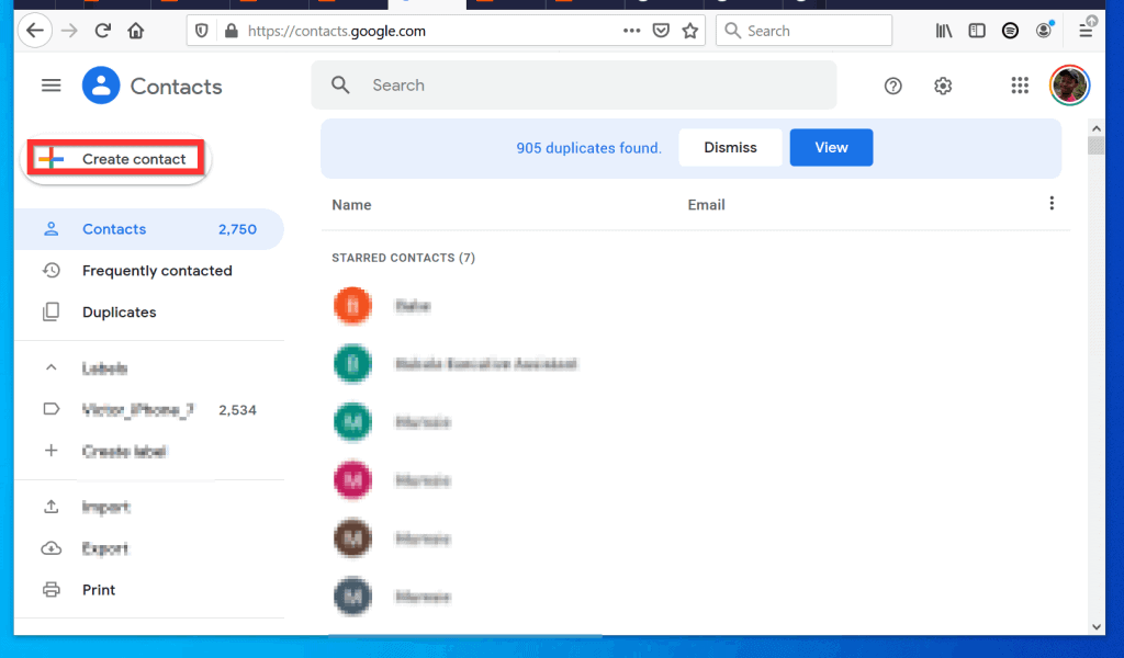 How to Add Birthdays to Google Calendar from a PC - Add a New Contact and include the Birthday