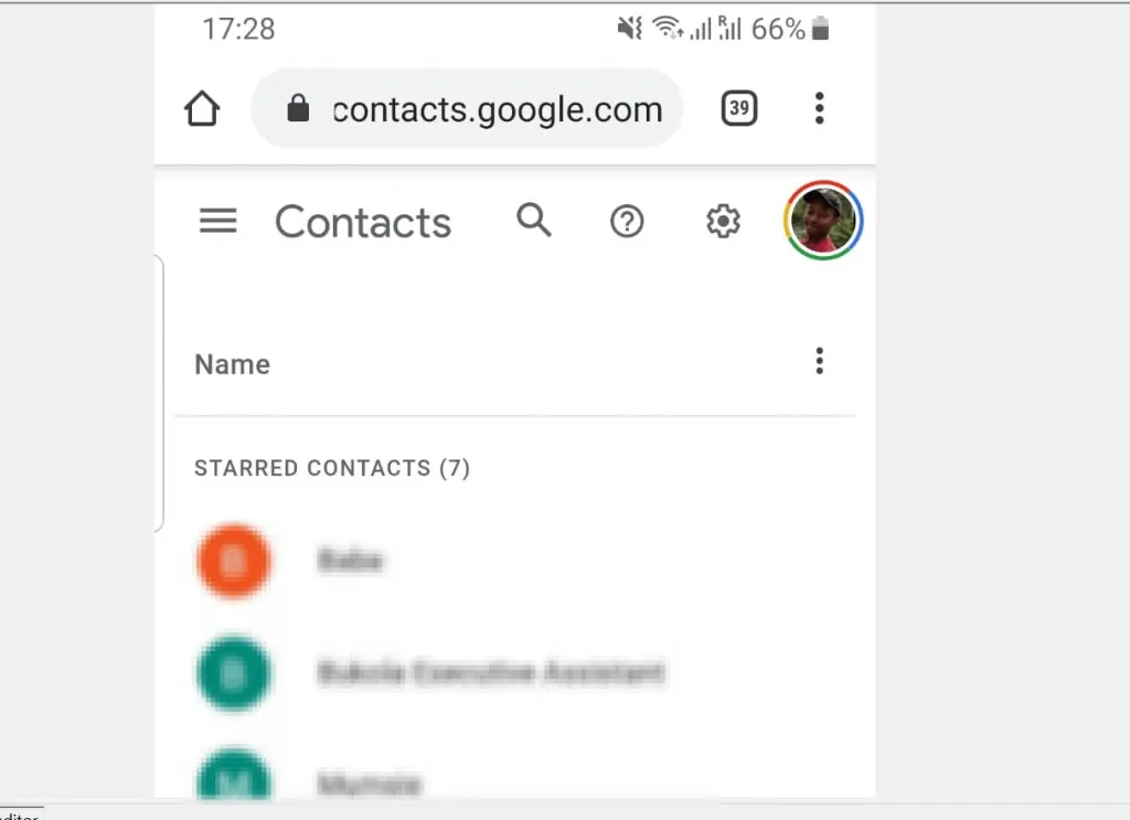 How to Add Birthdays to Google Calendar from Android or iPhone -  Add a New Contact and include the Birthday (Android)