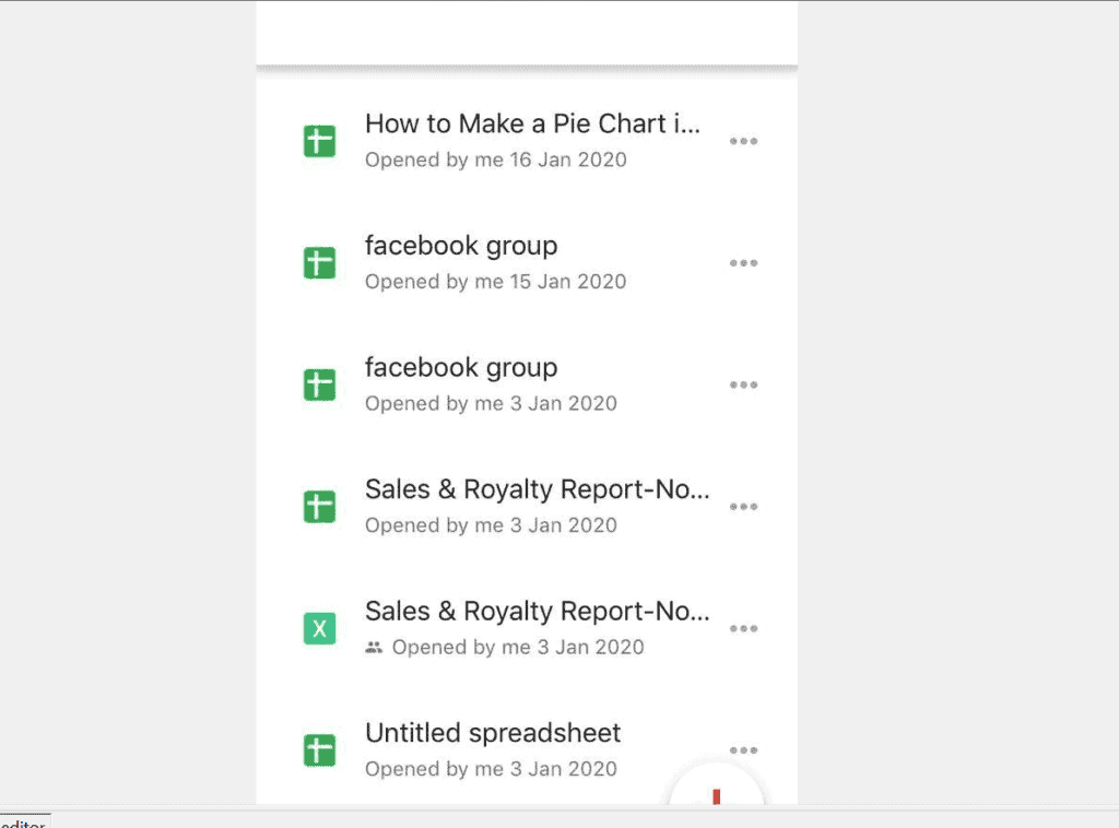 How to Make a Pie Chart in Google Sheets from a iPhone