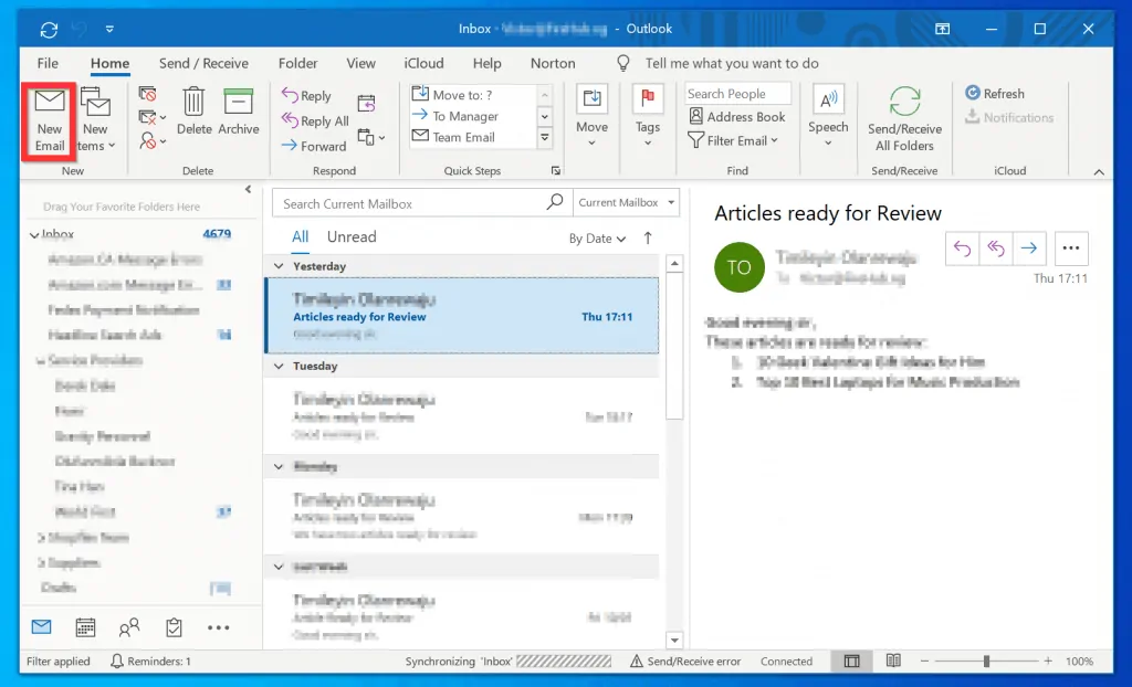 How to Attach an Email in Outlook (Attach an Email Directly)