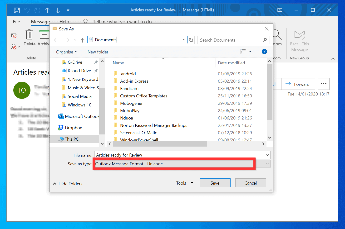 How to Attach an Email in Outlook (2 Methods)