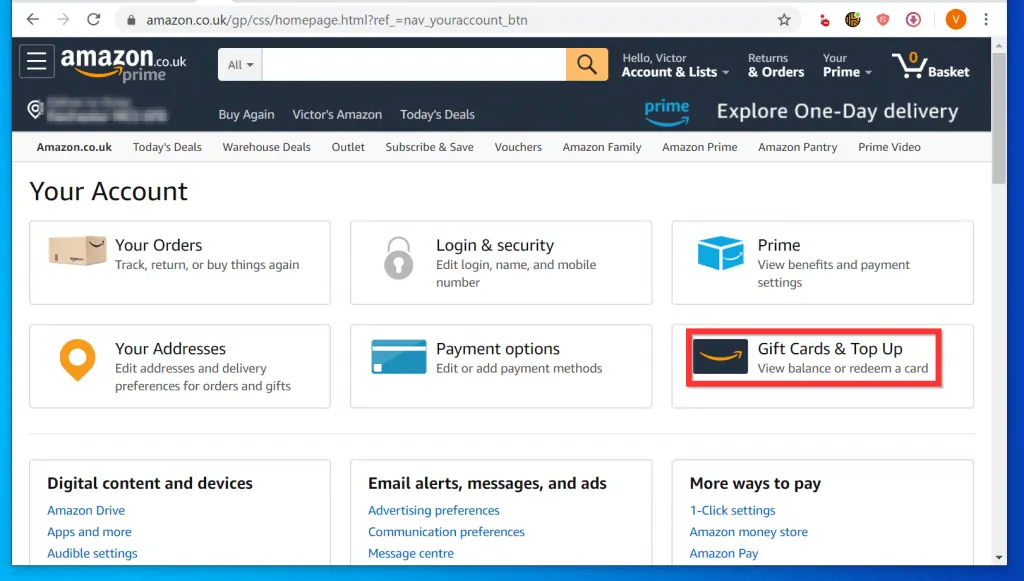 How to Redeem Amazon Gift Card from Your Gift Card Account
