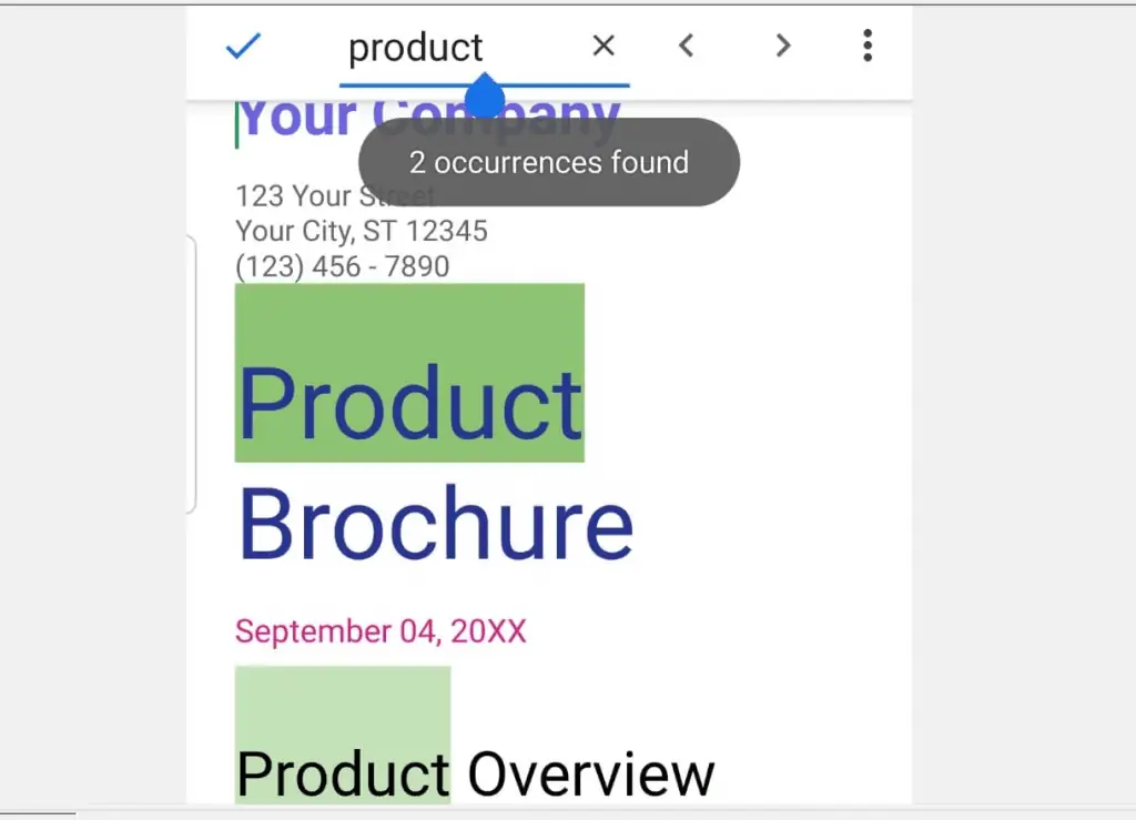How to Search for a Word in Google Docs from Android or iPhone
