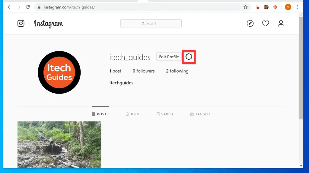How to Logout of Instagram.com from a PC