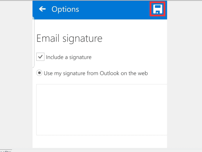 how to add signature in outlook browser
