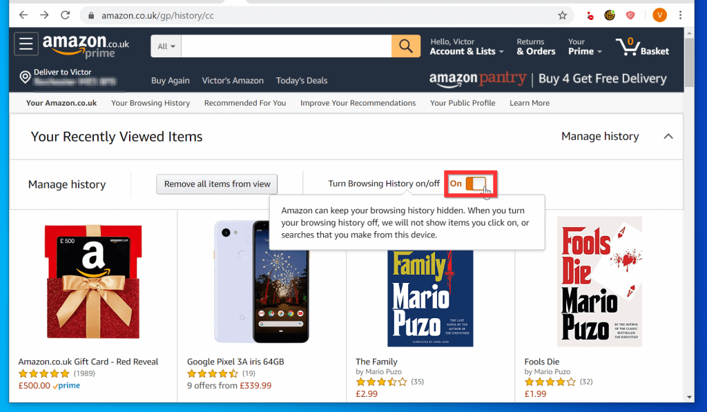 amazon my orders history amazon my orders history