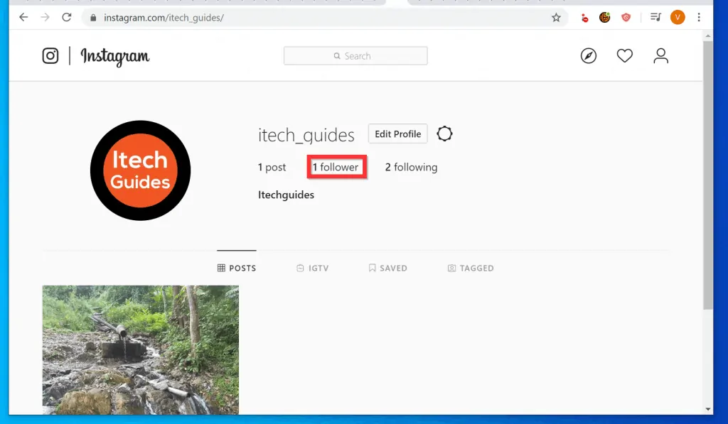 How to Remove Followers on Instagram from a PC (Instagram.com)