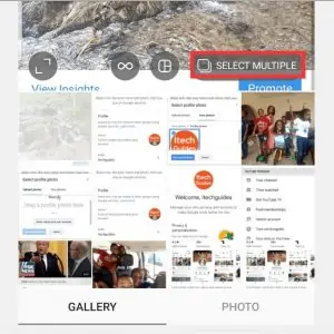 How to Add Multiple Photos to Instagram - Itechguides