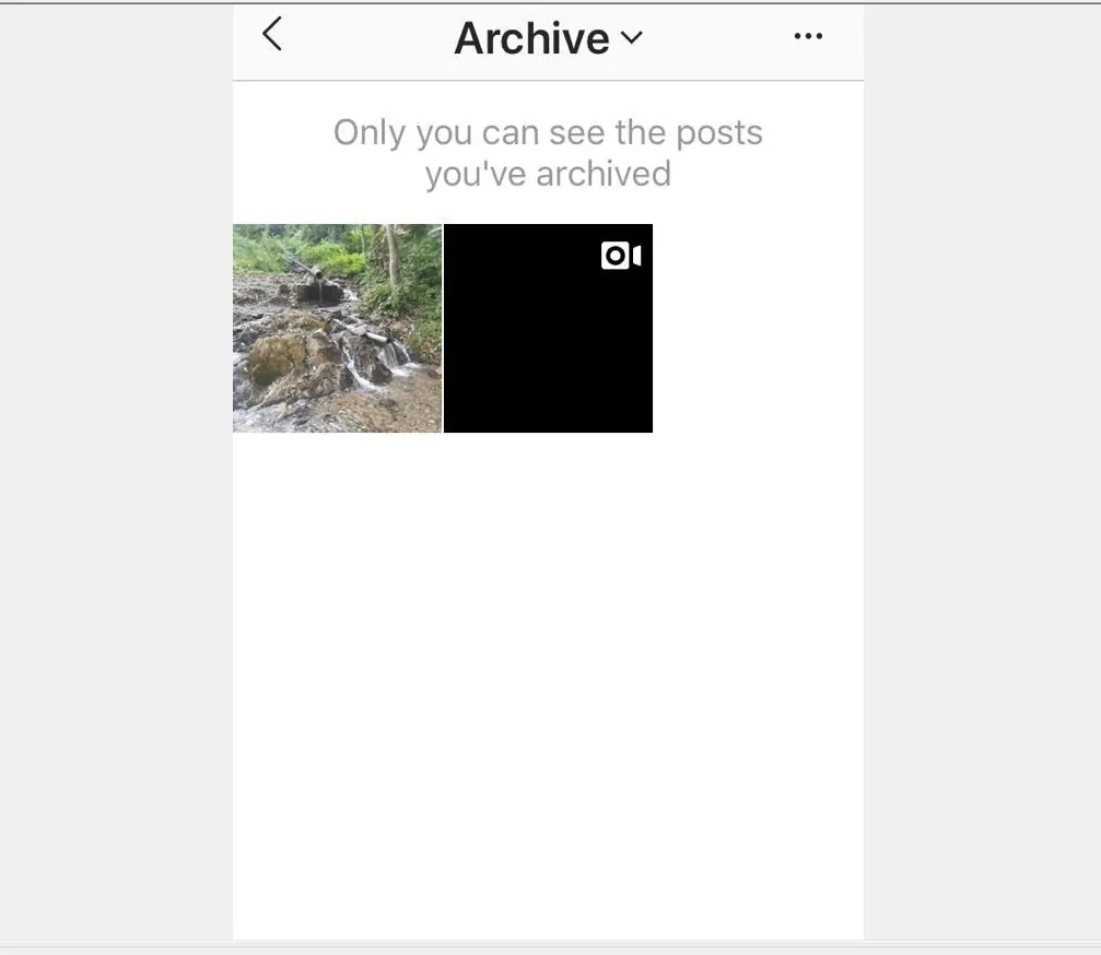 How to Uarchive on Instagram iPhone App