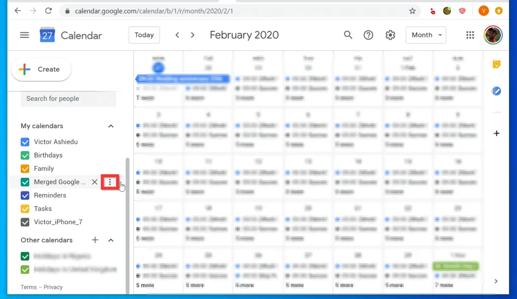 Merge Google Calendars Step 3: Import the Exported Calendars