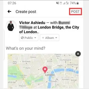 How to Check in on Facebook from Android