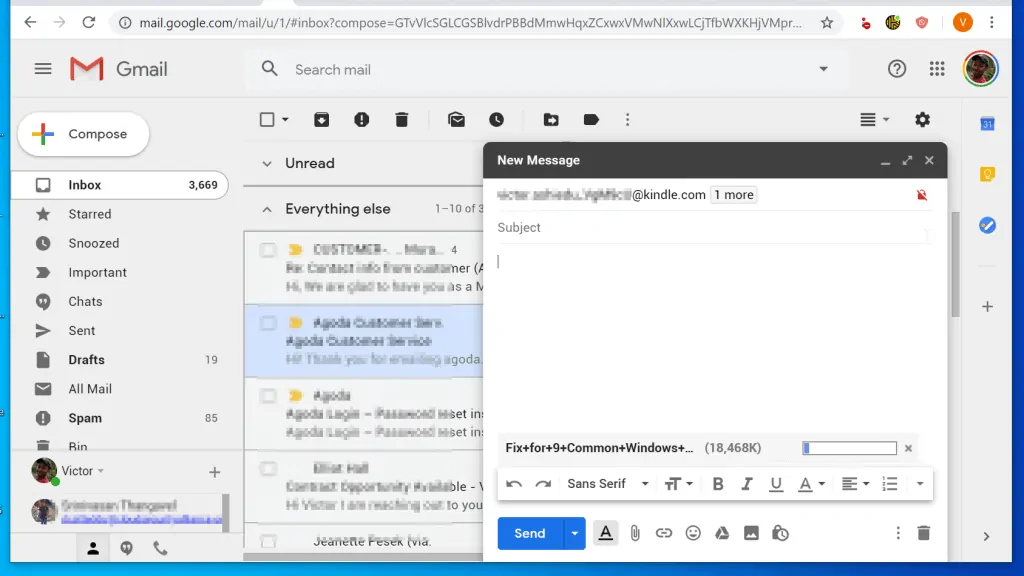 To Add Books to Kindle - Email the Book File from the Approved Email