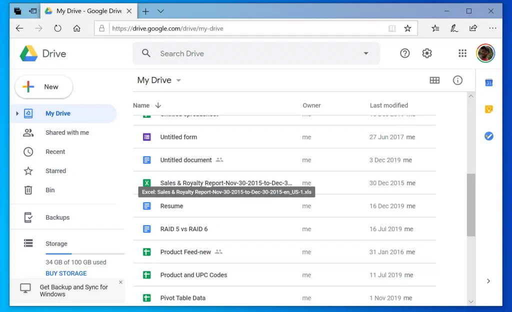 How to Convert Excel to Google Sheets (Method 1: Existing Spreadsheet)