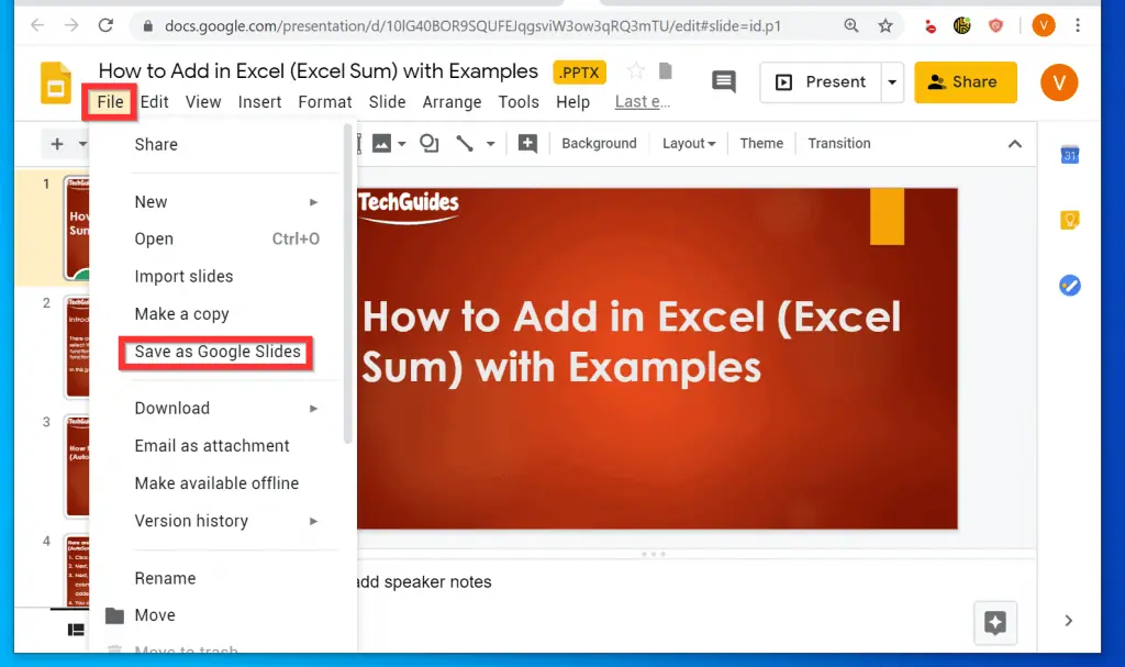 How to Convert PowerPoint to Google Slides (Convert Existing PowerPoint in Google Drive)
